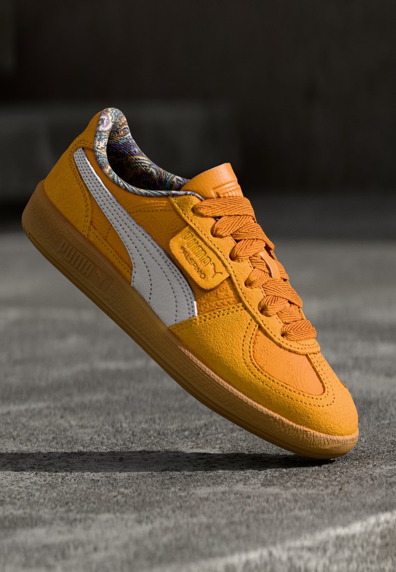 Puma - PALERMO  - Baskets basses - dark poppy warm white, Agrandir