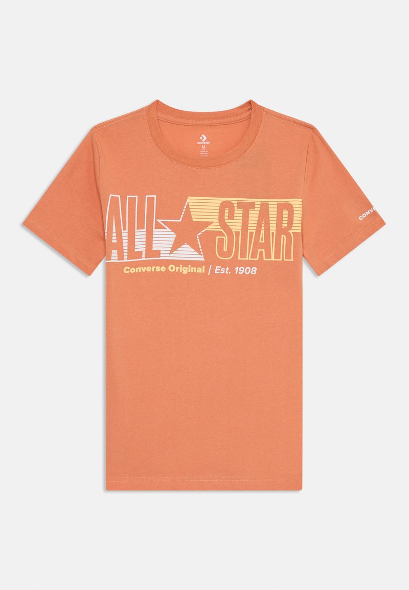 Converse T-shirt print oranje Converse T-shirt print oranje