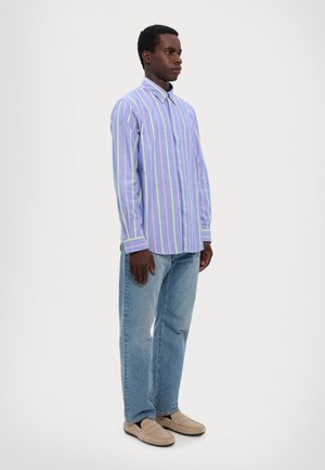 LONG SLEEVE SPORT SHIRT - Button down-skjorte - royal/pink multi