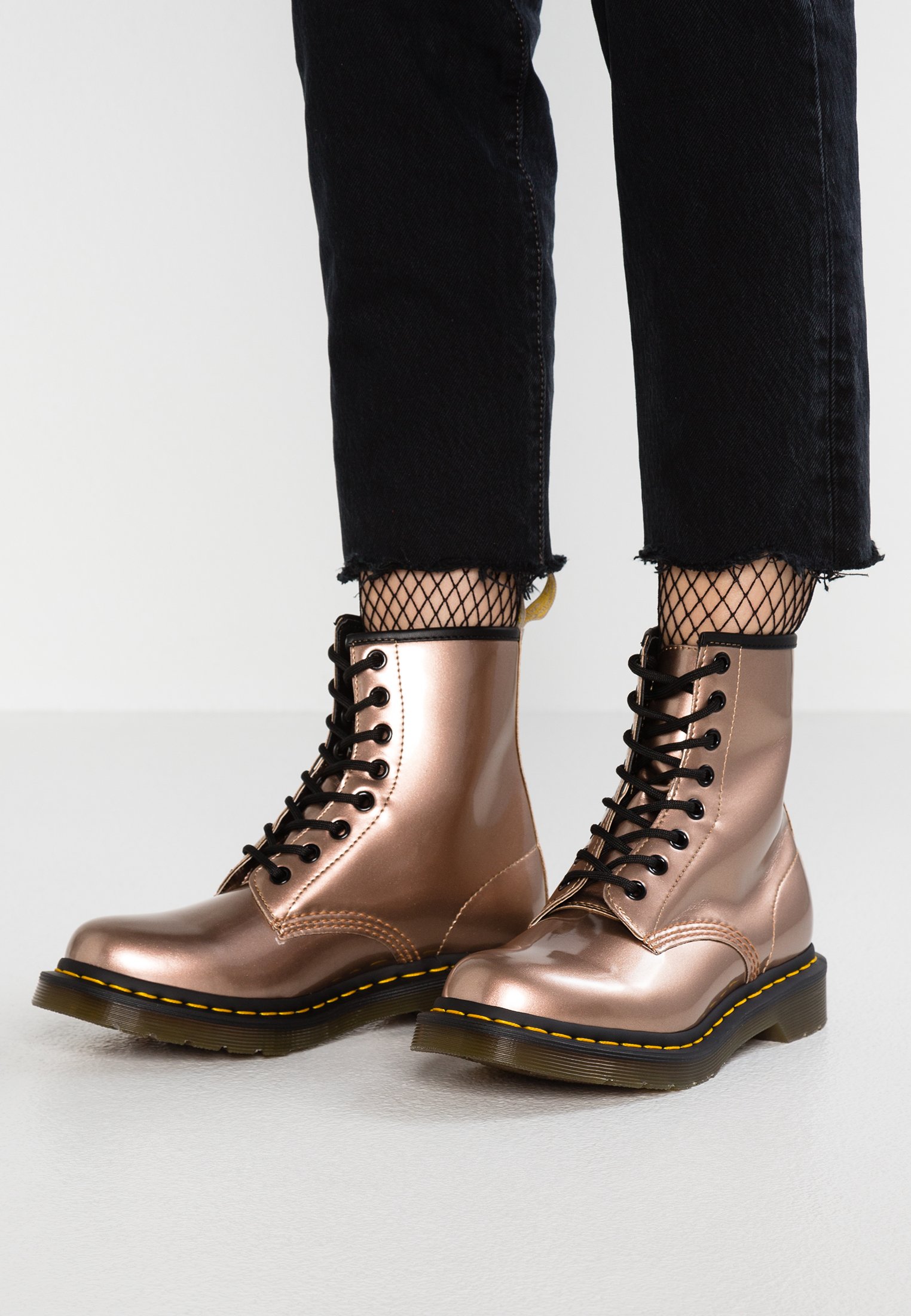 vegan rose gold dr martens