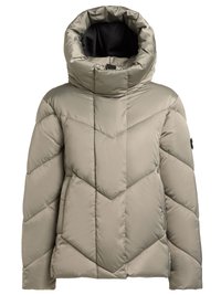 Khujo Mikia2 Cappotto Invernale Donna Lungo Al Ginocchio - Caldo E Trapuntato Con Cappuccio E Tasche - Nero