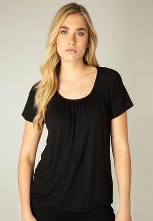 YONA - Print T-shirt - black