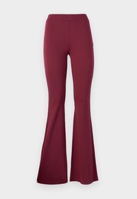 ONLPAIGE FLARED PANT - Pantalon classique - burgundy