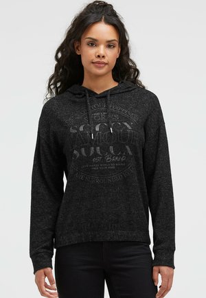 Strickpullover - black melange