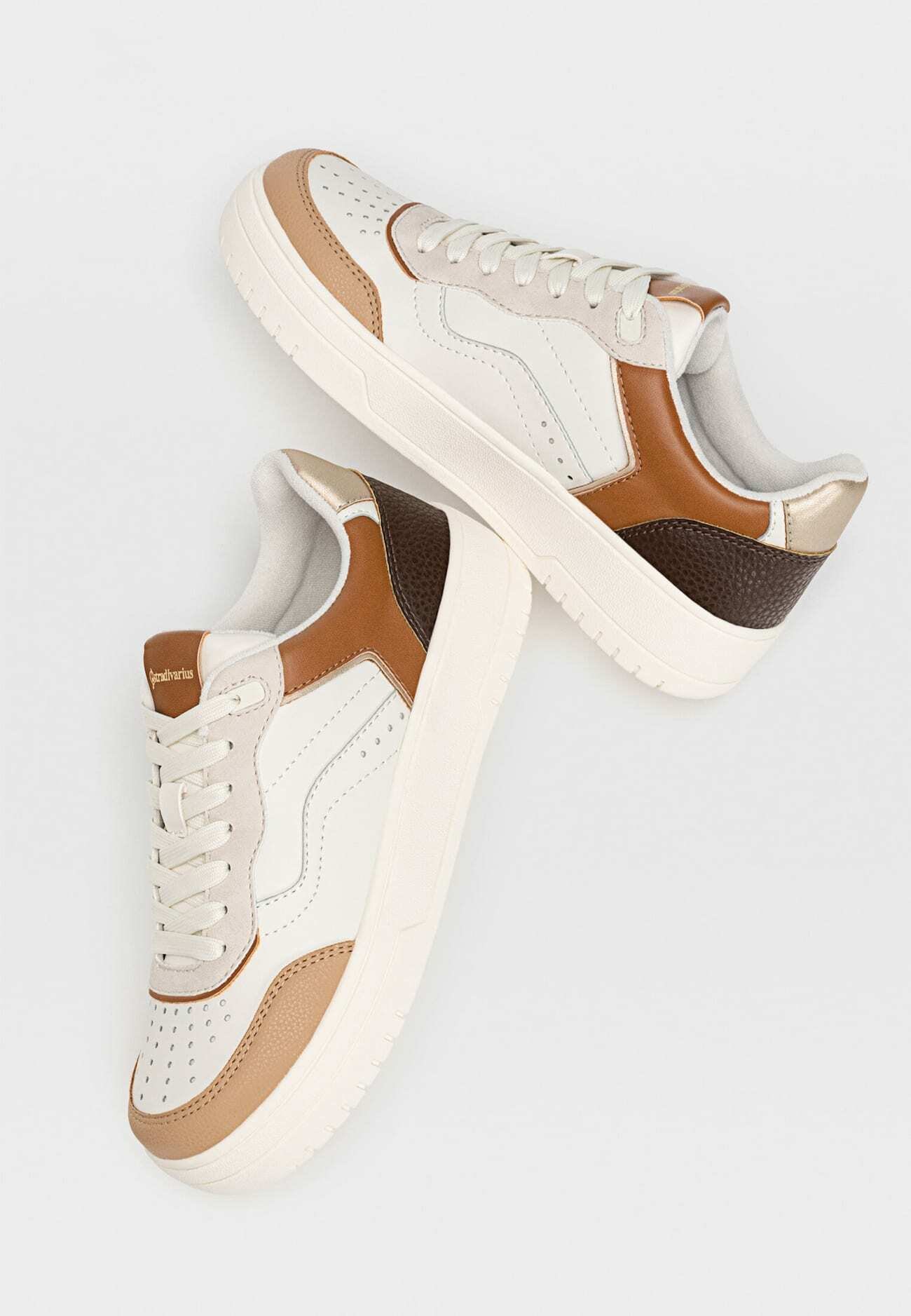 Stradivarius MIT DETAILS - Trainers - dark red - Zalando.de