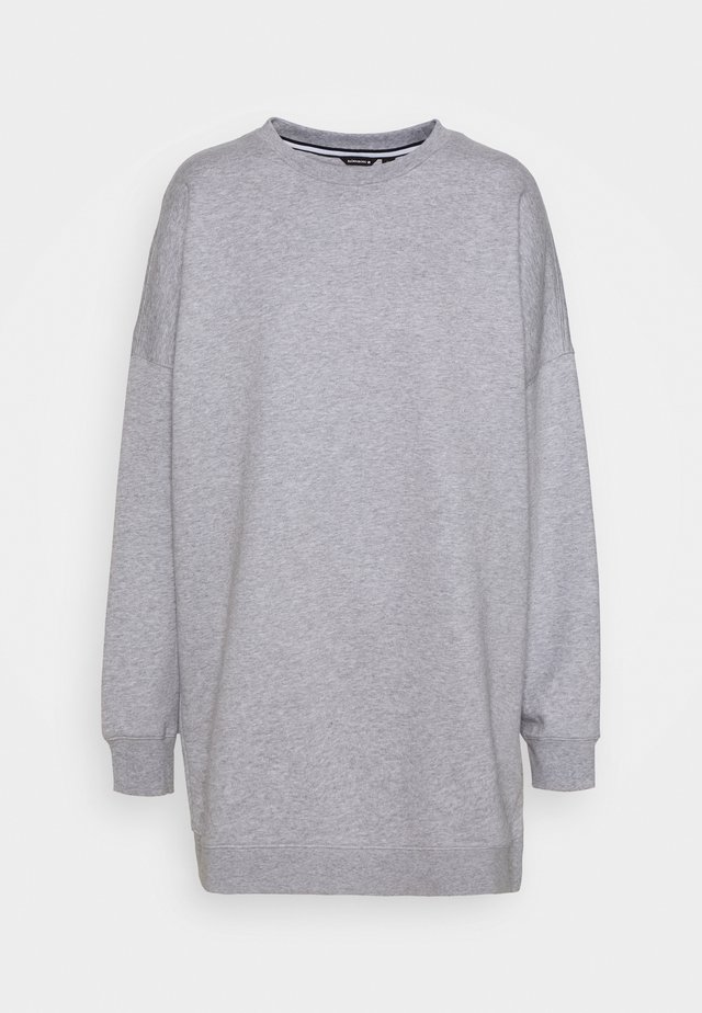 MALVA OVERSIZED CREW - Sweatshirt - light grey melange