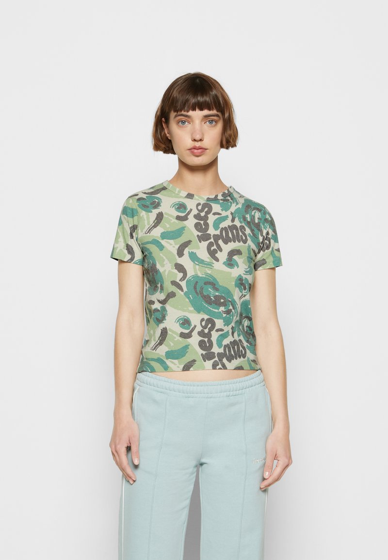 Damen T-Shirts | iets frans... BABY TEE T-Shirt print fair green/grün - VD42270 Damen T-Shirts | iets frans... BABY TEE T-Shirt print fair green/grün - VD42270