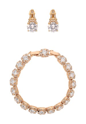 SET - Øreringe - rose gold-coloured white