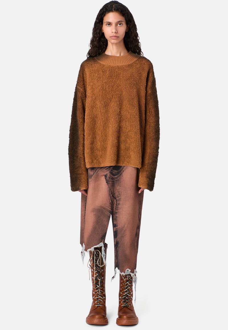 CAMPERLAB Felpa in pile - mittelrot