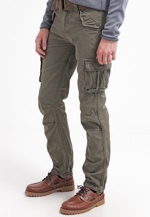 Cargo trousers - olive