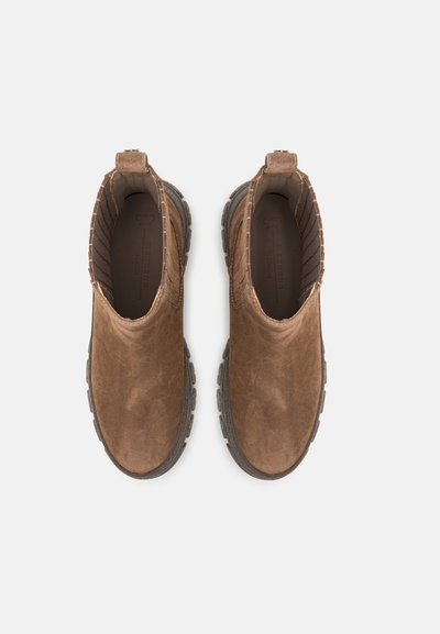 WEEKEND MaxMara GENEPI - Členkové čižmy na platforme - taupe