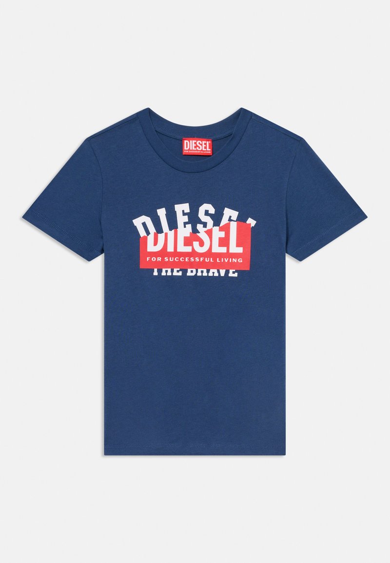 Diesel T-shirt print koningsblauw Diesel T-shirt print koningsblauw