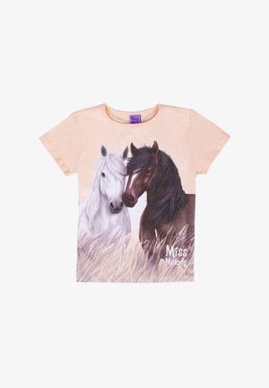 Miss Melody, T-shirt con stampa - peach melba