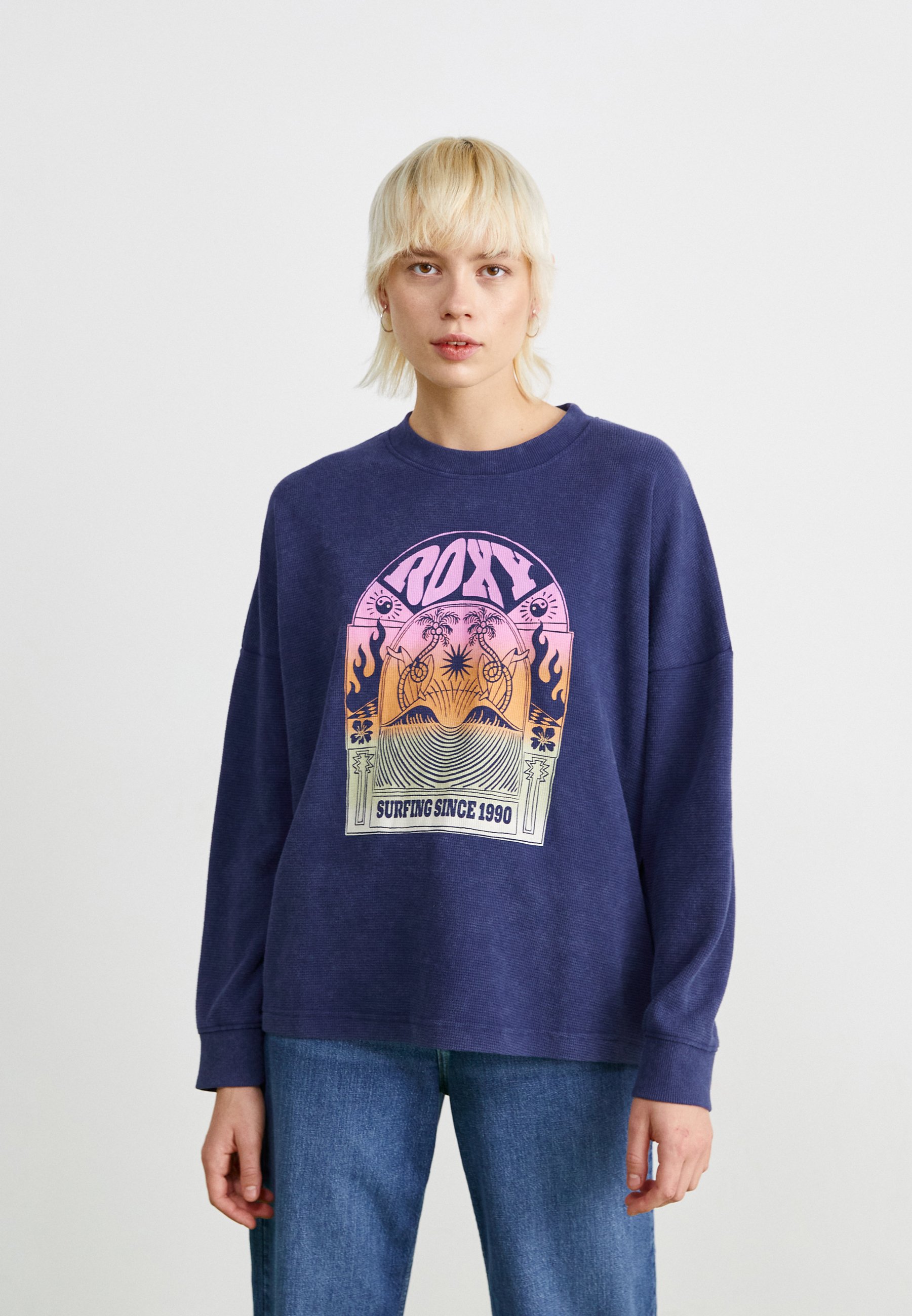 売れ筋商品|||ロキシー ニット&セーター レディース アウター EASTSIDE MIDWEIGHT - Jumper - dark blue ロキシー レディース ニット&セーター アウター EASTSIDE
