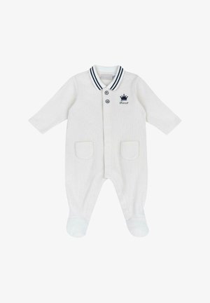 FRONT OPENING - Grenouillère - white