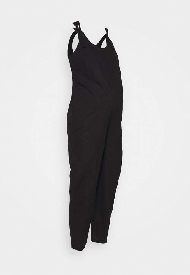 MIX DUNGAREE - Latzhose - black