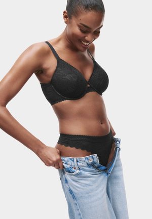 3PACK FLEXIFIT - Thong - black