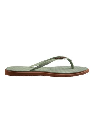 Havaianas, SLIM POINT - Riemensandalette - rust smoke green
