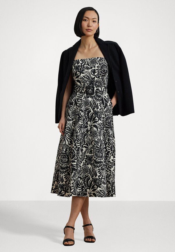 STRUCTURED FAILLE COCKTAIL WITH BELT - Cocktail dress / Party dress3