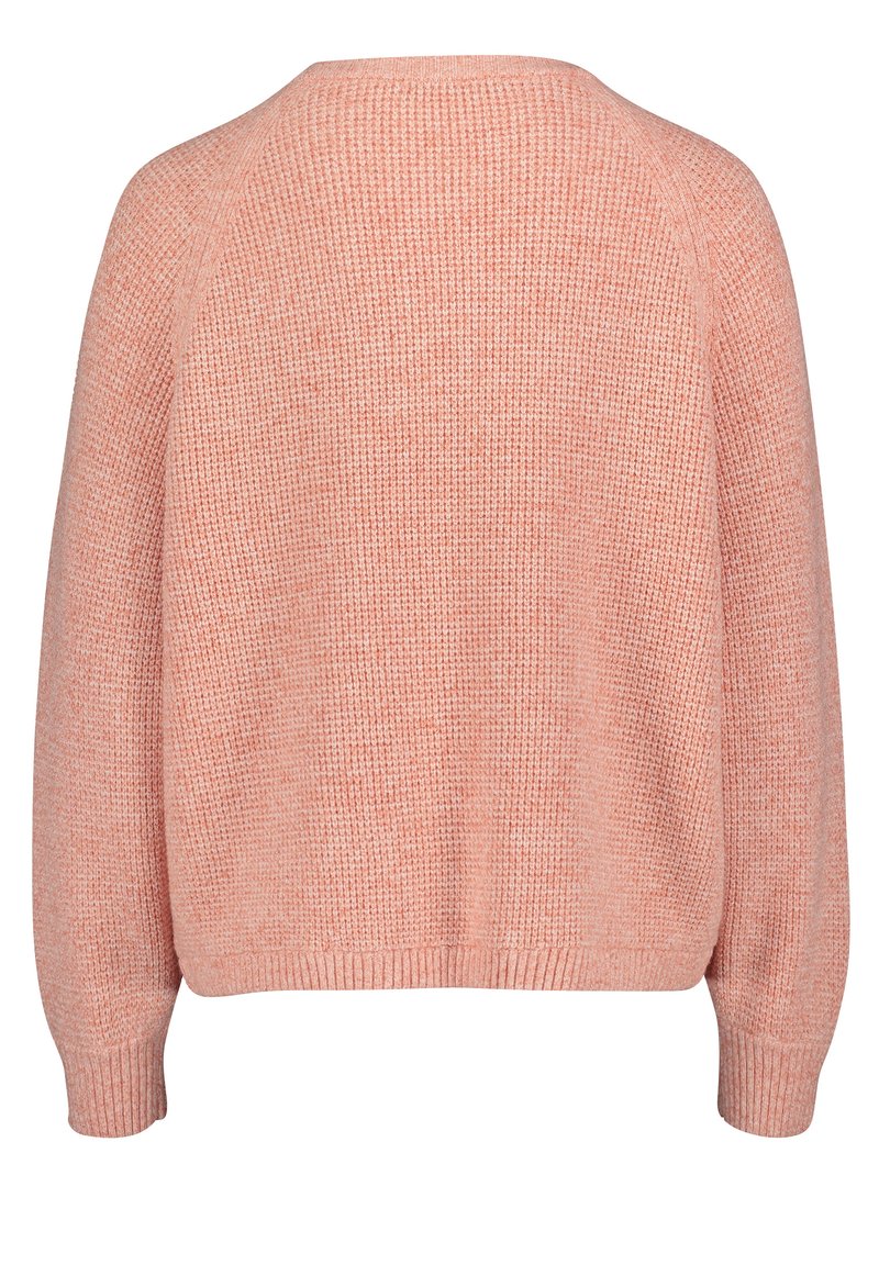 Damen Strickjacken | Betty & Co Strickpullover middle orange melange/orange - UM50529 Damen Strickjacken | Betty & Co Strickpullover middle orange melange/orange - UM50529