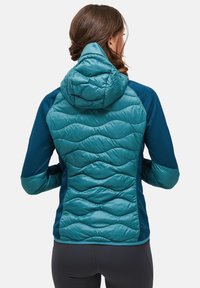 Peak Performance HELIUM HYBRID HOOD - Pūkinė striukė - petrol