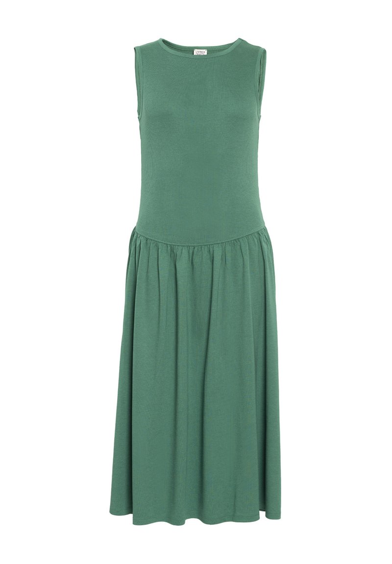 green holiday cocktail dresses Berylove Women Green Cocktail Dress A-Line Satin Mini Homecoming Dress, Green / US22W main image 1