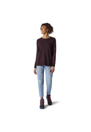 Shadow Pine Needlepoint Crew - Sweatshirt - woodsmoke heather