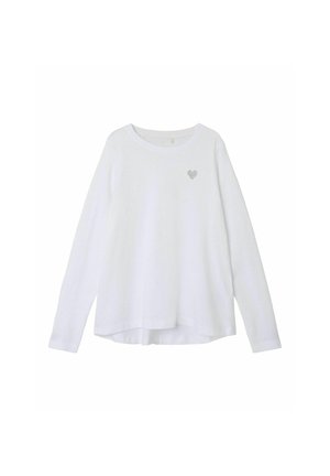 MIT GLITZER - Maglietta a manica lunga - bright white