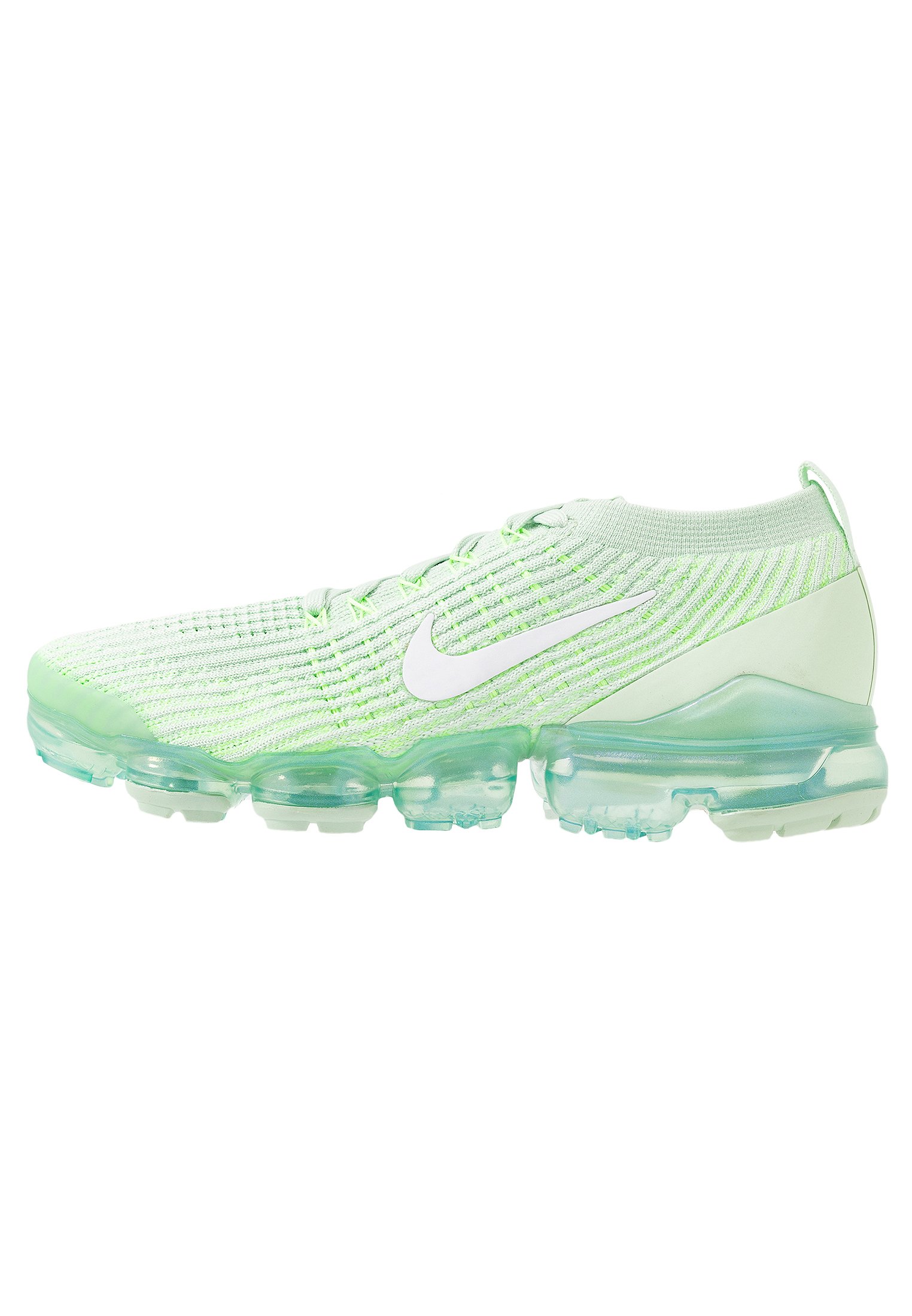 nike vapormax green and white