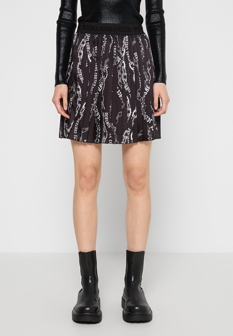 Versace Jeans Couture A-lijn rok zwart Versace Jeans Couture A-lijn rok zwart