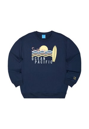 Ocean Pacific, Sweatshirt - navy ochre blue