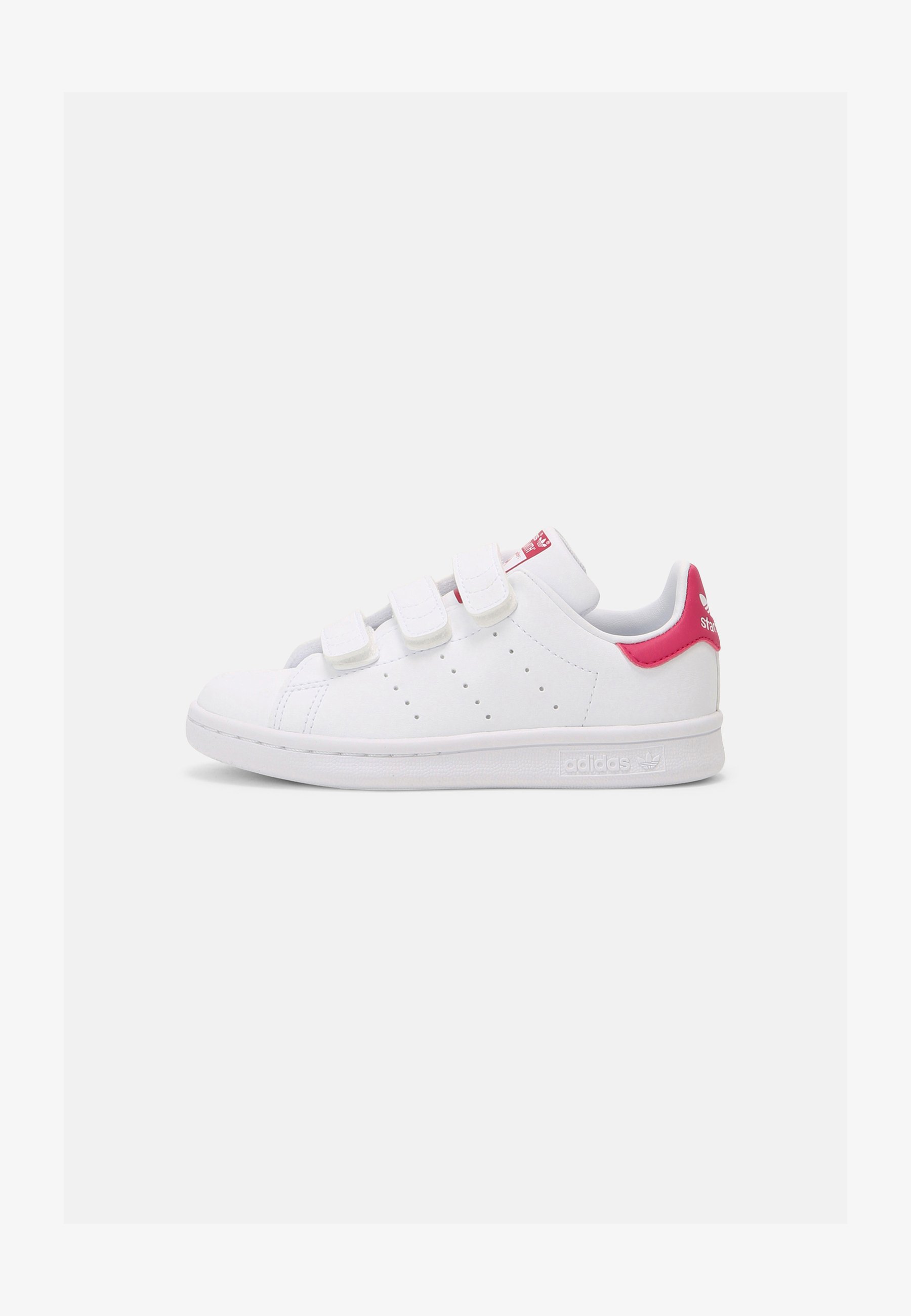 adidas Originals STAN SMITH UNISEX - Sneaker low - white/bold pink/weiß