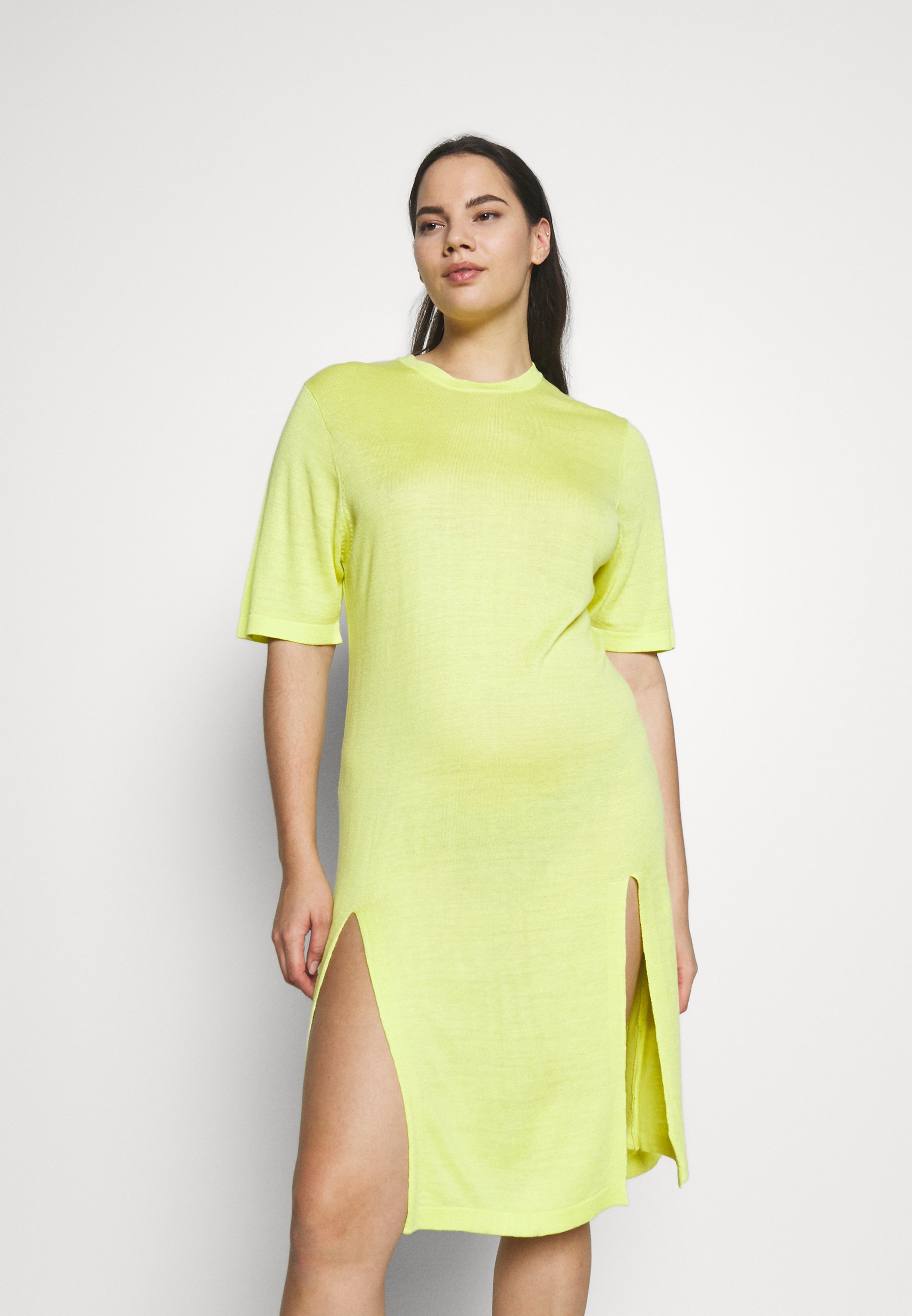 lime jumper dress