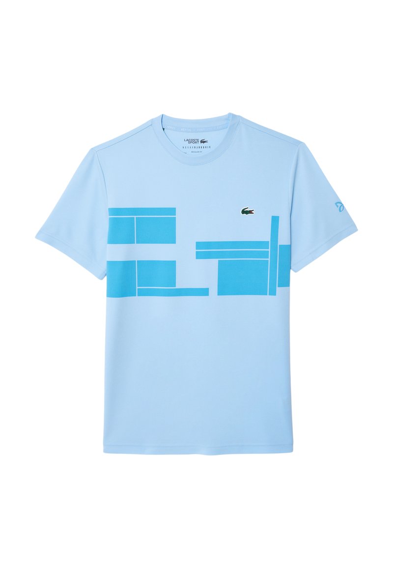 Lacoste Sport T-shirt print blauw