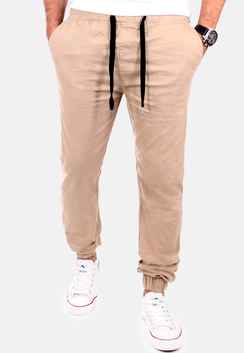 Herren Chinos | RESLAD Stoffhose beige - WB67945 Herren Chinos | RESLAD Stoffhose beige - WB67945