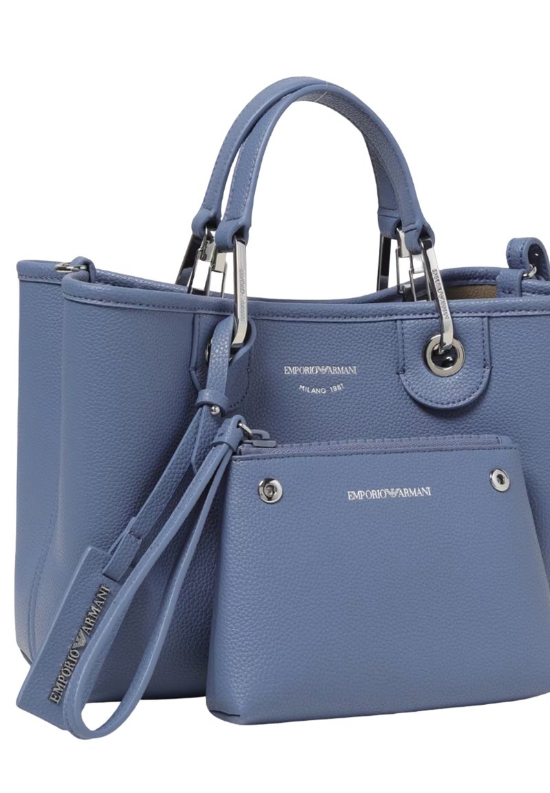 EA7 Emporio Armani Borsa a mano multicolore/celeste