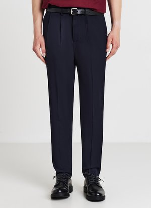 Calliope CON PINCES - Pantalon classique - blu notte