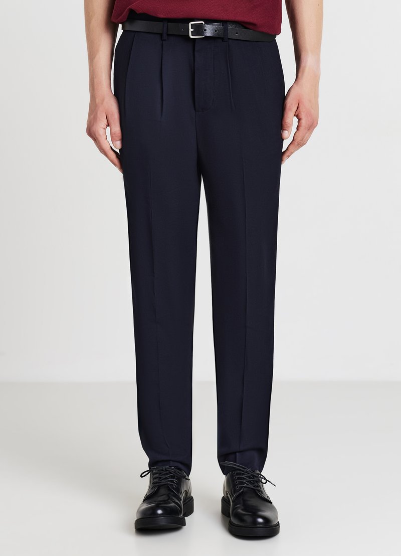 Calliope CON PINCES - Pantalon classique - blu notte