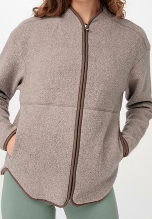 Giacca in pile - beige