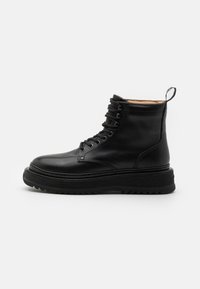 Sneaky Steve - SLACK - Veterboots - black Miniatuurafbeelding 1