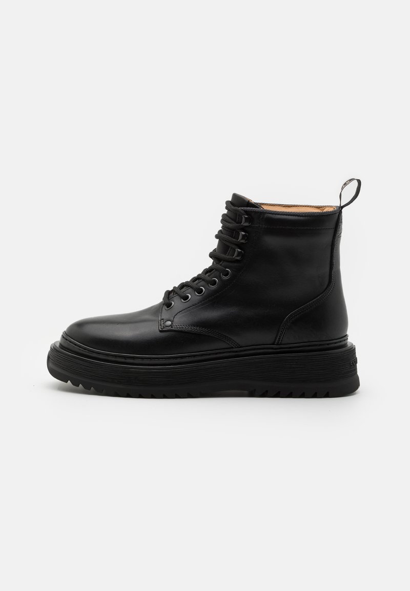 Sneaky Steve SLACK - Stivaletti stringati - black