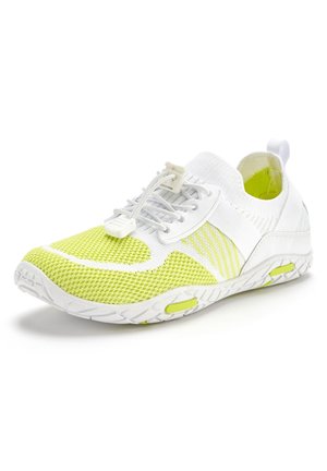 Sneakers laag - weiß lime