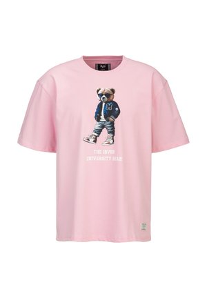 TAMARO BEAR - T-Shirt print - rose