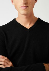 Rodier V-NECK - Strickpullover - noir