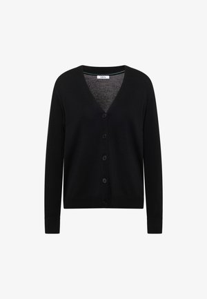 Cecil, CARDIGAN MIT V-NECK UND KNOPFLEISTE - Vest - black