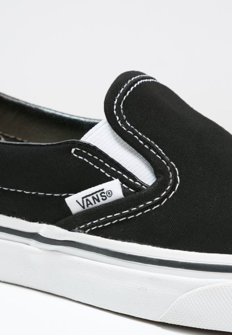 opladning Lånte Port Vans CLASSIC SLIP-ON - Loafers - black/sort - Zalando.dk