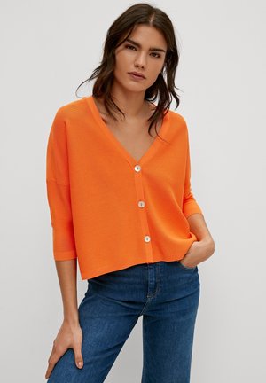 Cardigan - bright orange