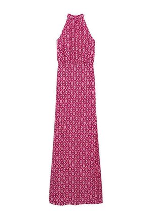 Mango Kids HALTER-NECK PRINTED TEEN - Dolga obleka - pink