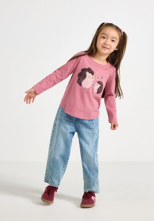 Lindex, LINDEX LONG-SLEEVED TOP WITH APPLIQUE LINDEX - Langærmet T-shirt - dusty pink
