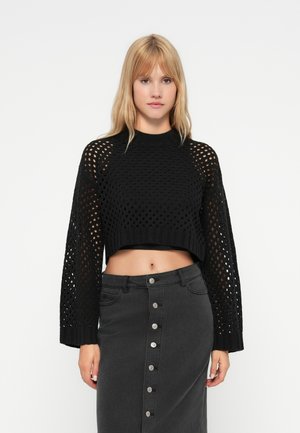 ONLY ONLSMILLA SHORT - Neule - black